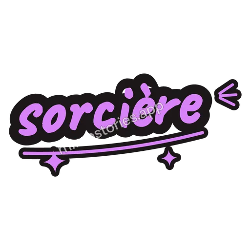 Sticker: sorcière