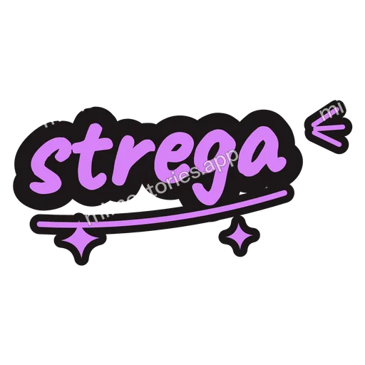 Sticker: strega