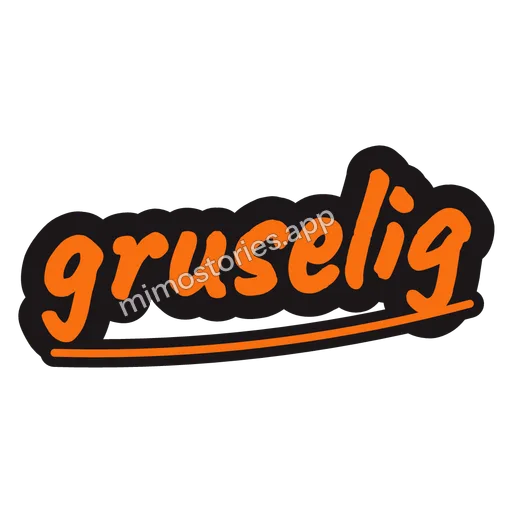 Sticker: gruselig