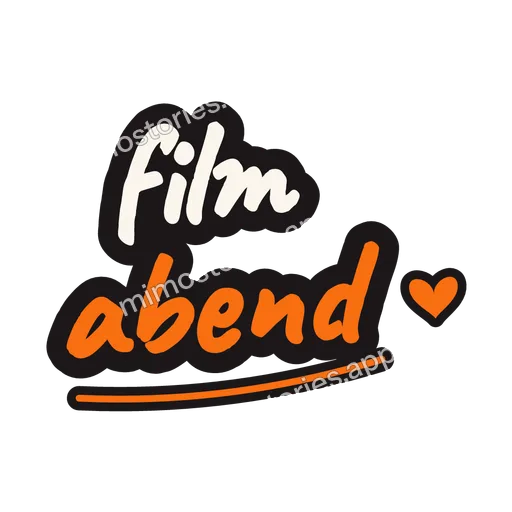 Sticker: film abend