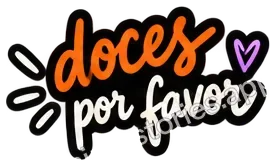 Sticker: doces por favor