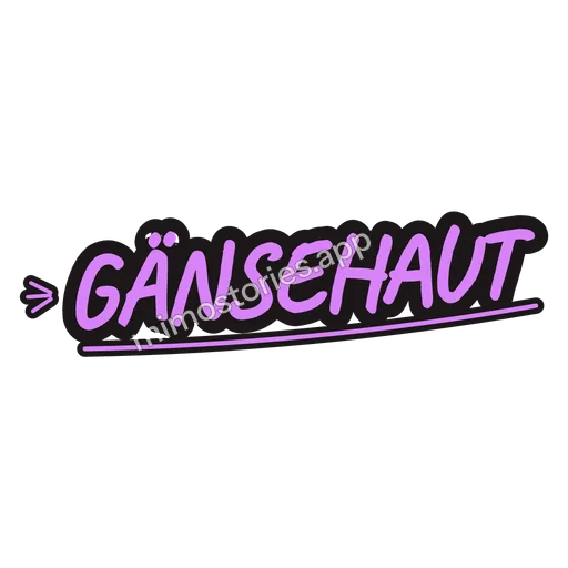 Sticker: gänsehaut