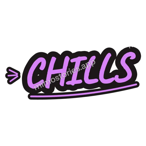 Sticker: chills