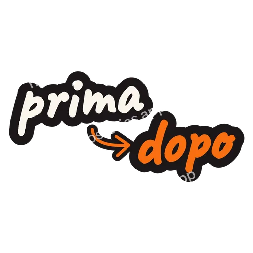 Sticker: prima dopo