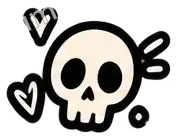 Sticker: Caveira