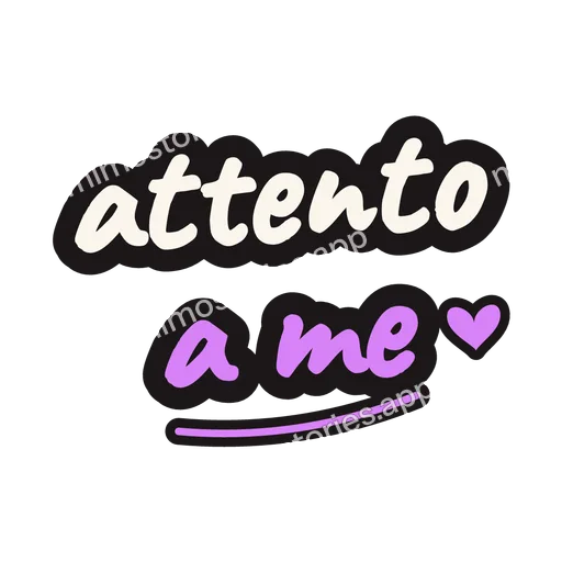 Sticker: attento a me
