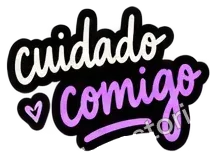 Sticker: cuidado comigo
