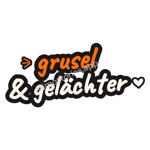 Sticker: grusel & gelächter