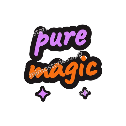 Sticker: pure magic