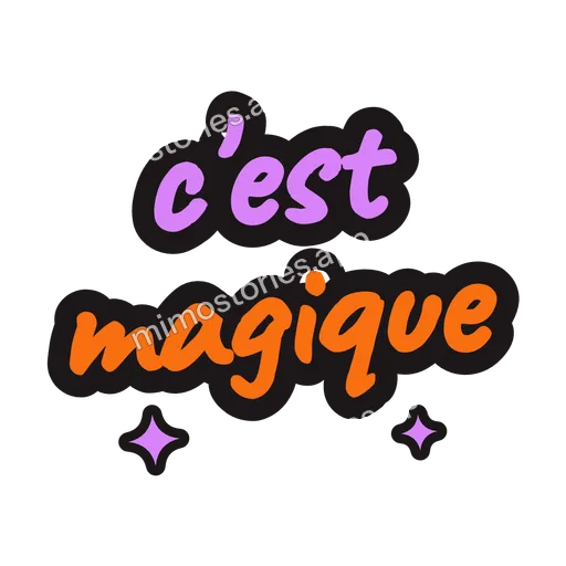 Sticker: c'est magique