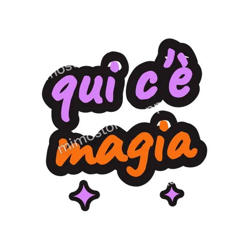 Sticker: qui c'è magia