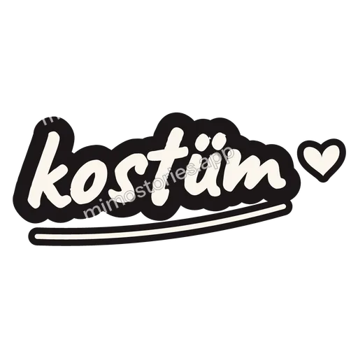 Sticker: kostüm