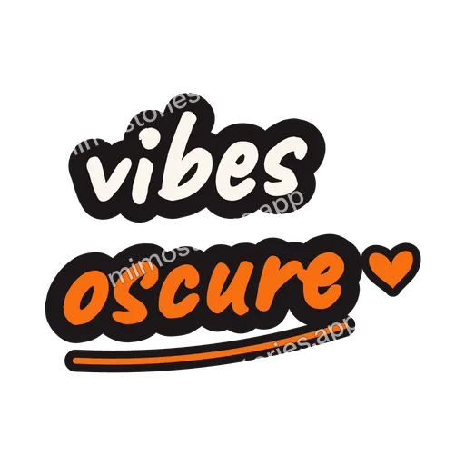 Sticker: vibes oscure
