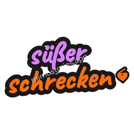 Sticker: süßer schrecken