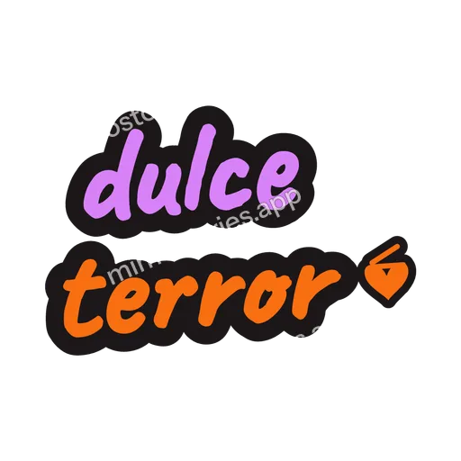 Sticker: dulce terror