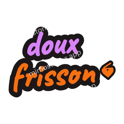 Sticker: doux frisson