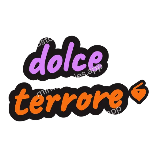 Sticker: dolce terrore