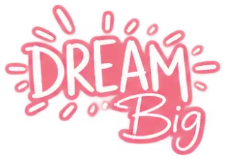 Sticker: Dream big