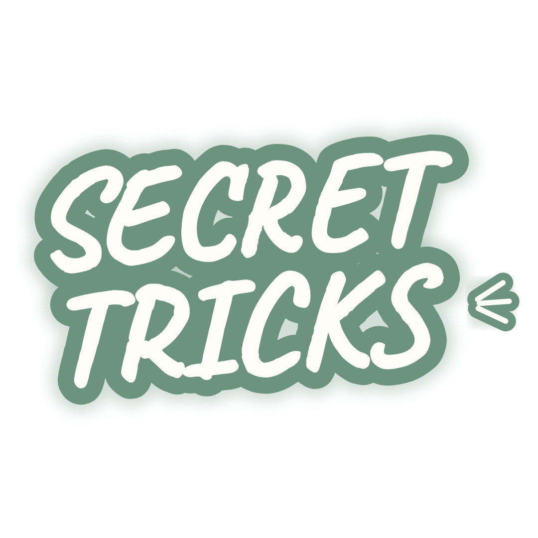 Sticker: secret tricks