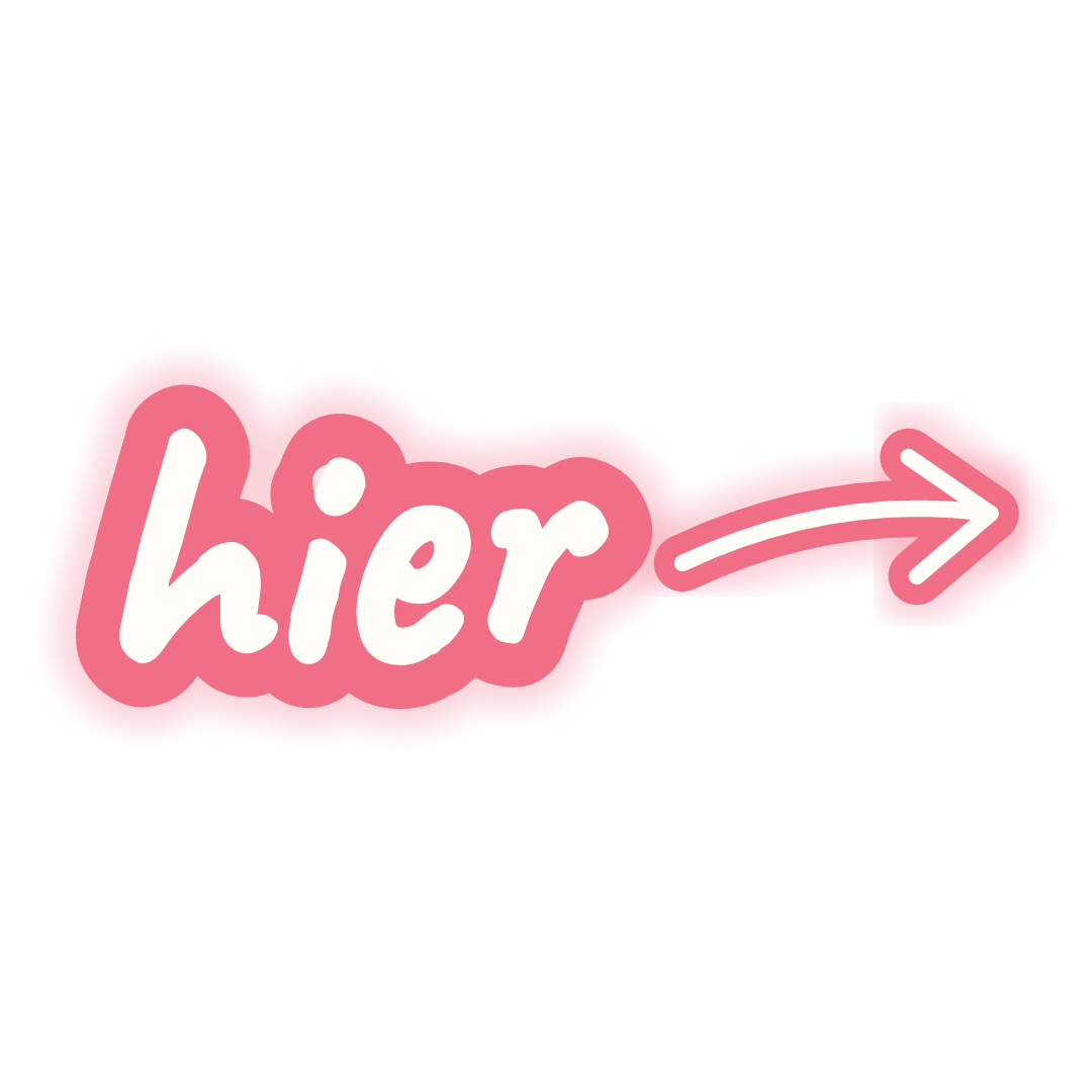 Sticker: hier