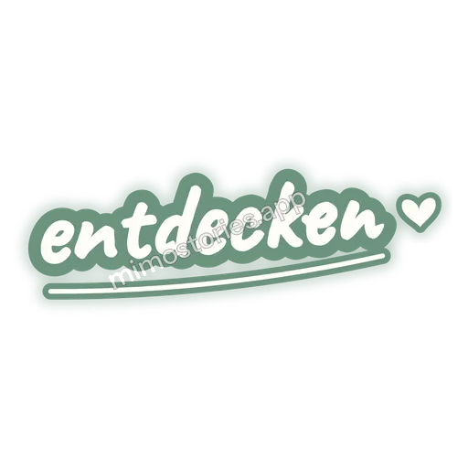 Sticker: entdecken
