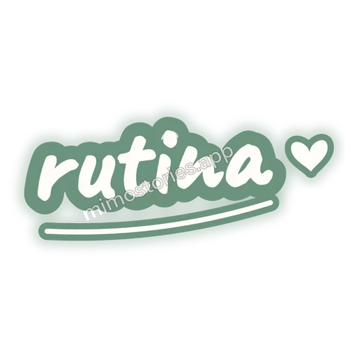Sticker: rutina