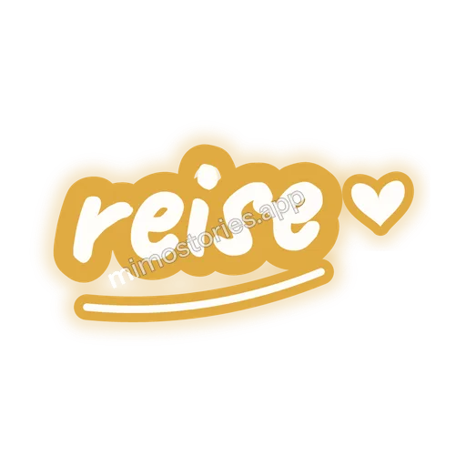 Sticker: reise