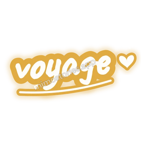 Sticker: voyage