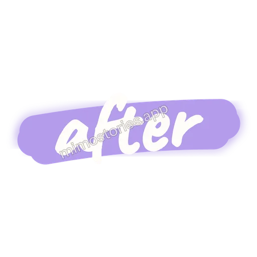 Sticker: after