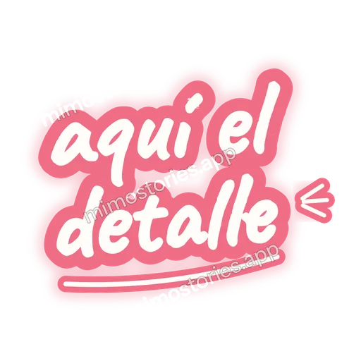 Sticker: aquí el detalle