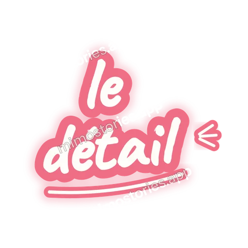 Sticker: le détail