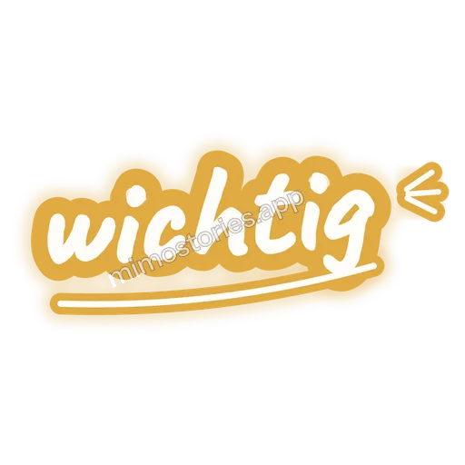 Sticker: wichtig