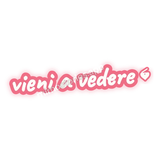Sticker: vieni a vedere