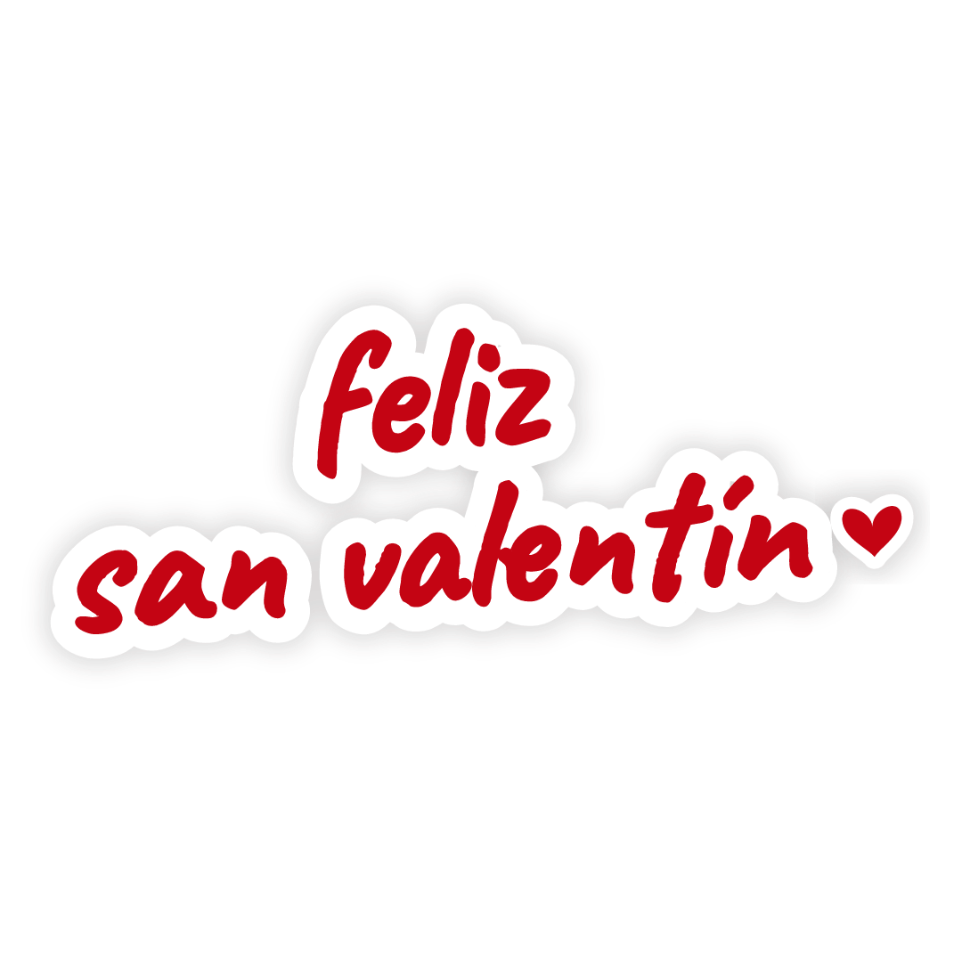 Sticker: feliz san valentín