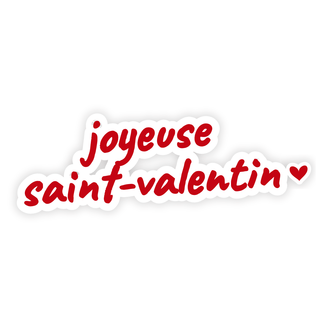 Sticker: joyeuse saint-valentin