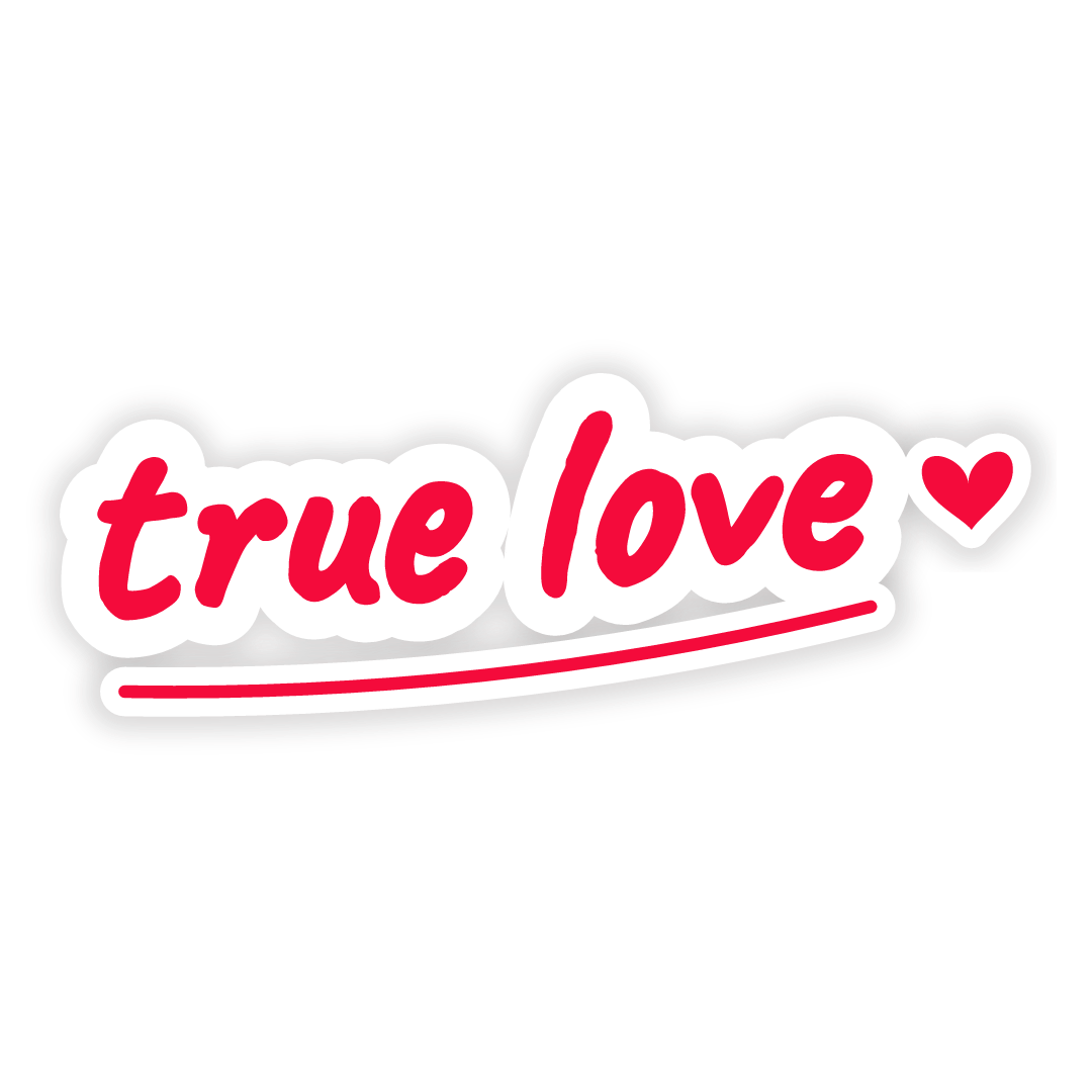 Sticker: true love
