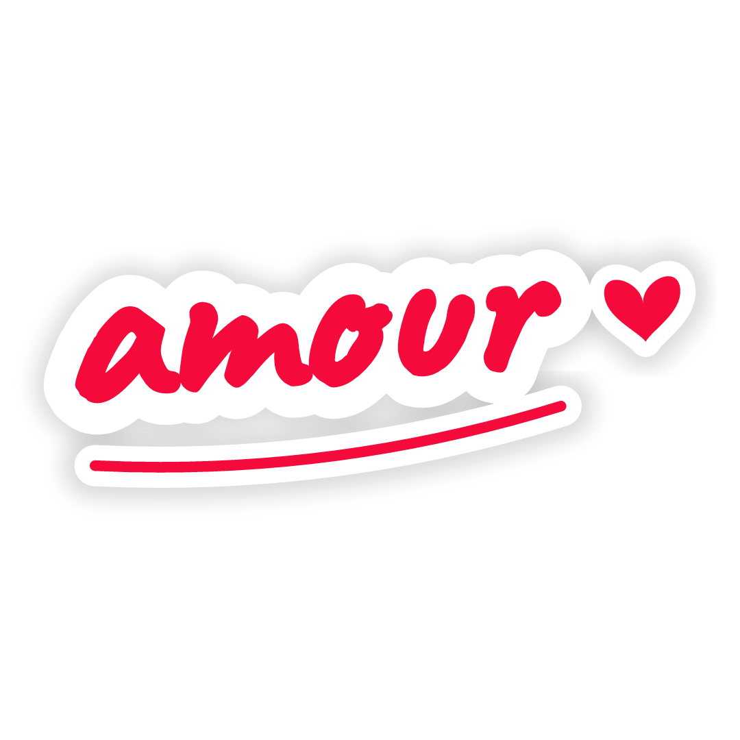 Sticker: amour