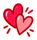 Sticker: Herzen