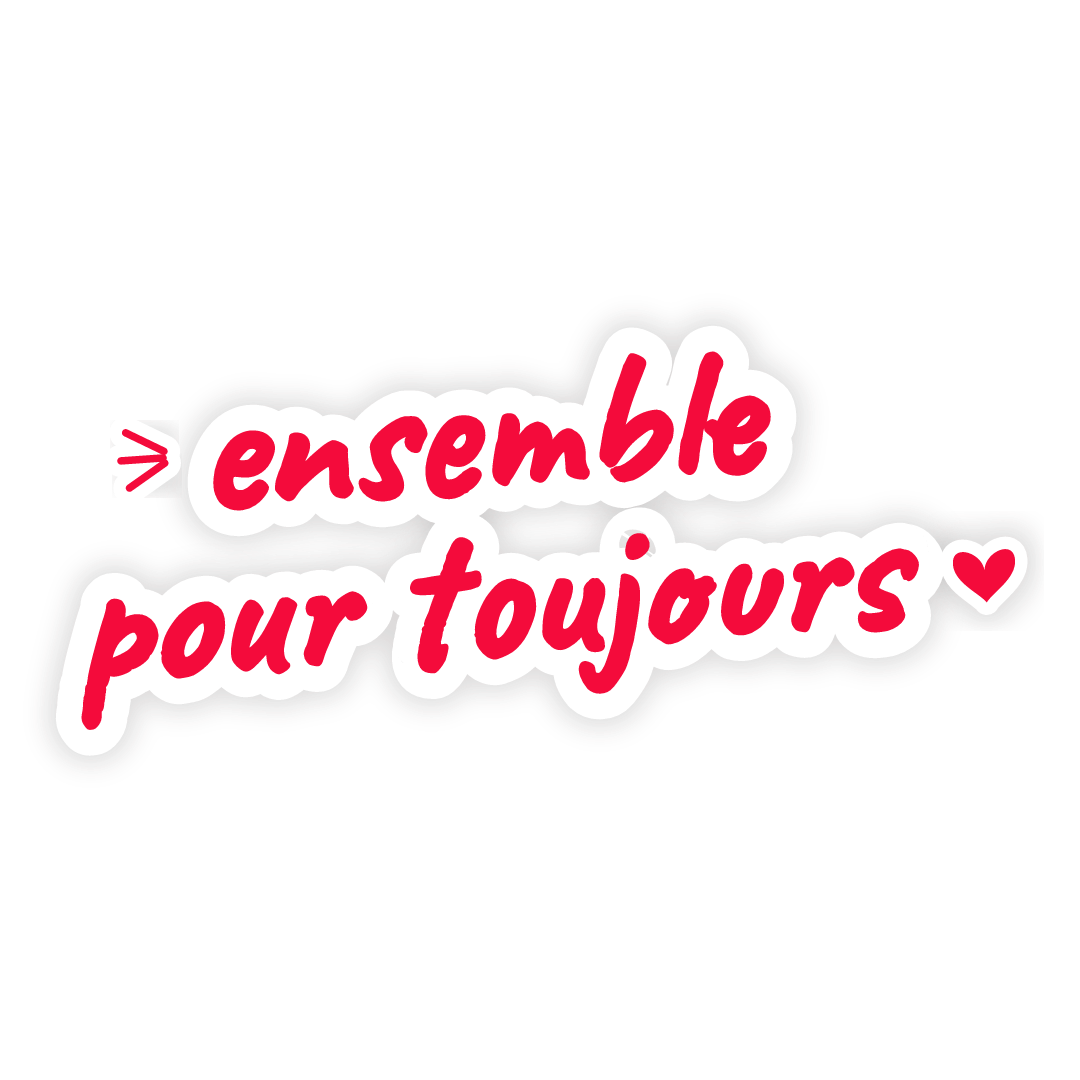 Sticker: ensemble pour toujours