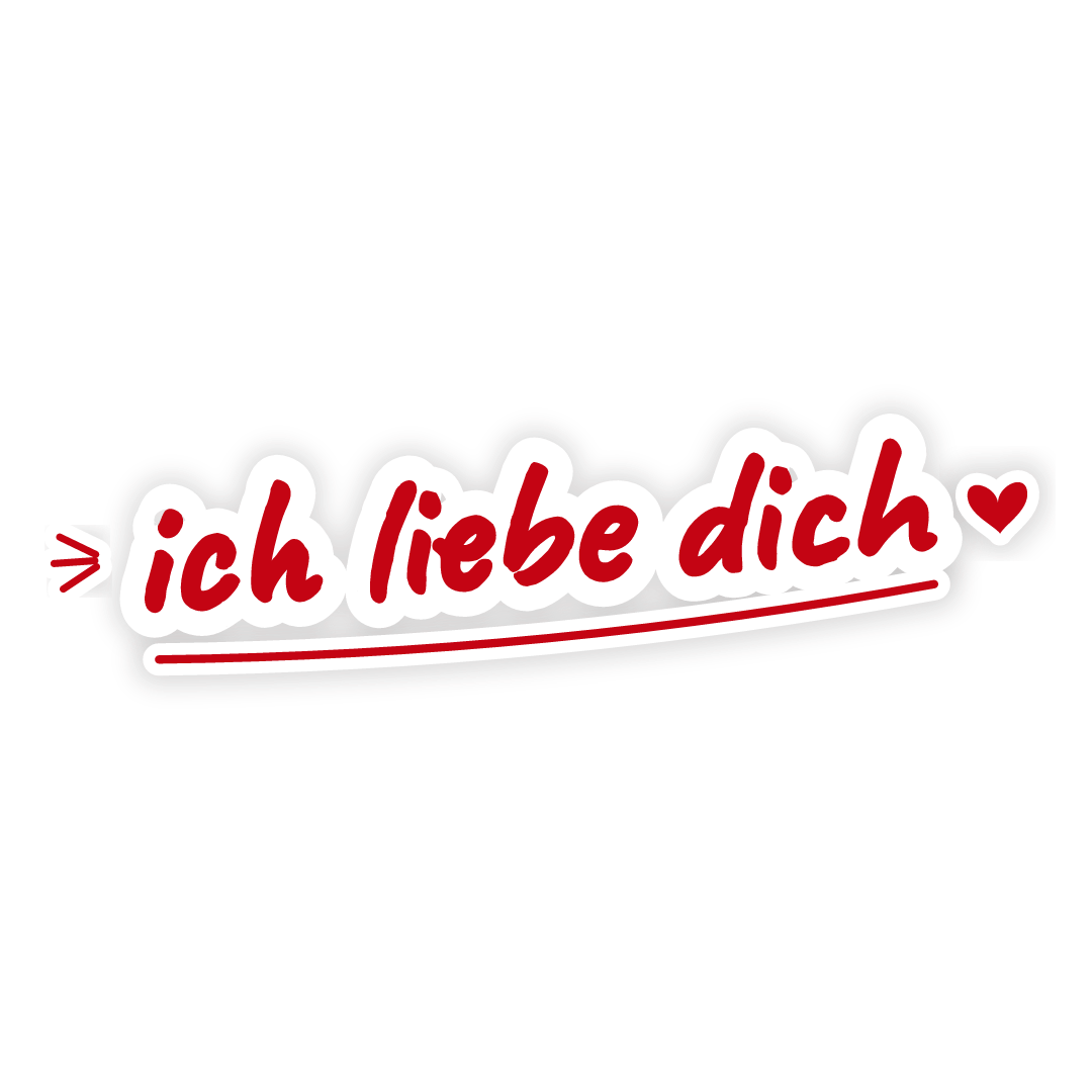 Sticker: ich liebe dich