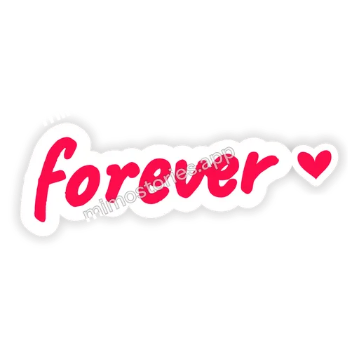 Sticker: forever