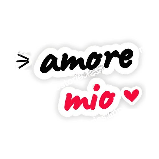 Sticker: amore mio