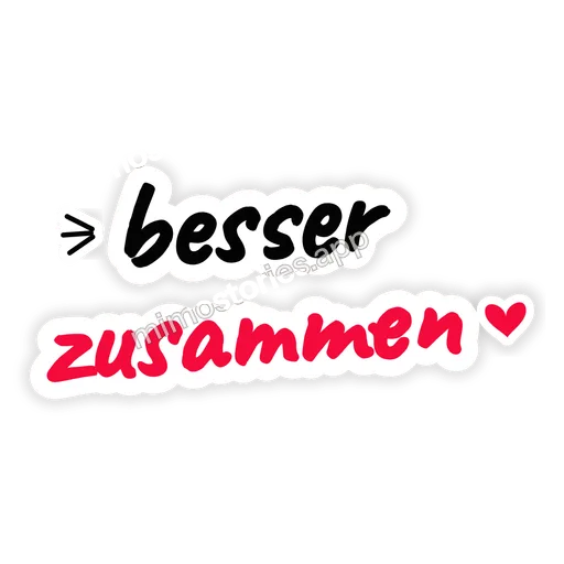 Sticker: besser zusammen