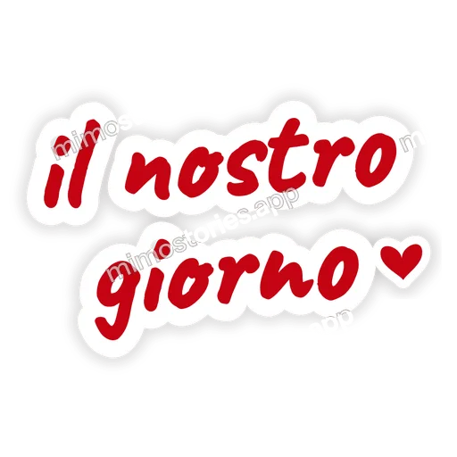 Sticker: il nostro giorno