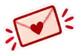 Sticker: Lettera d'amore