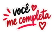 Sticker: você me completa
