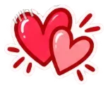 Sticker: Cuori