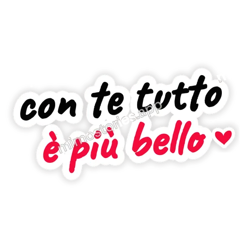 Sticker: con te tutto è più bello