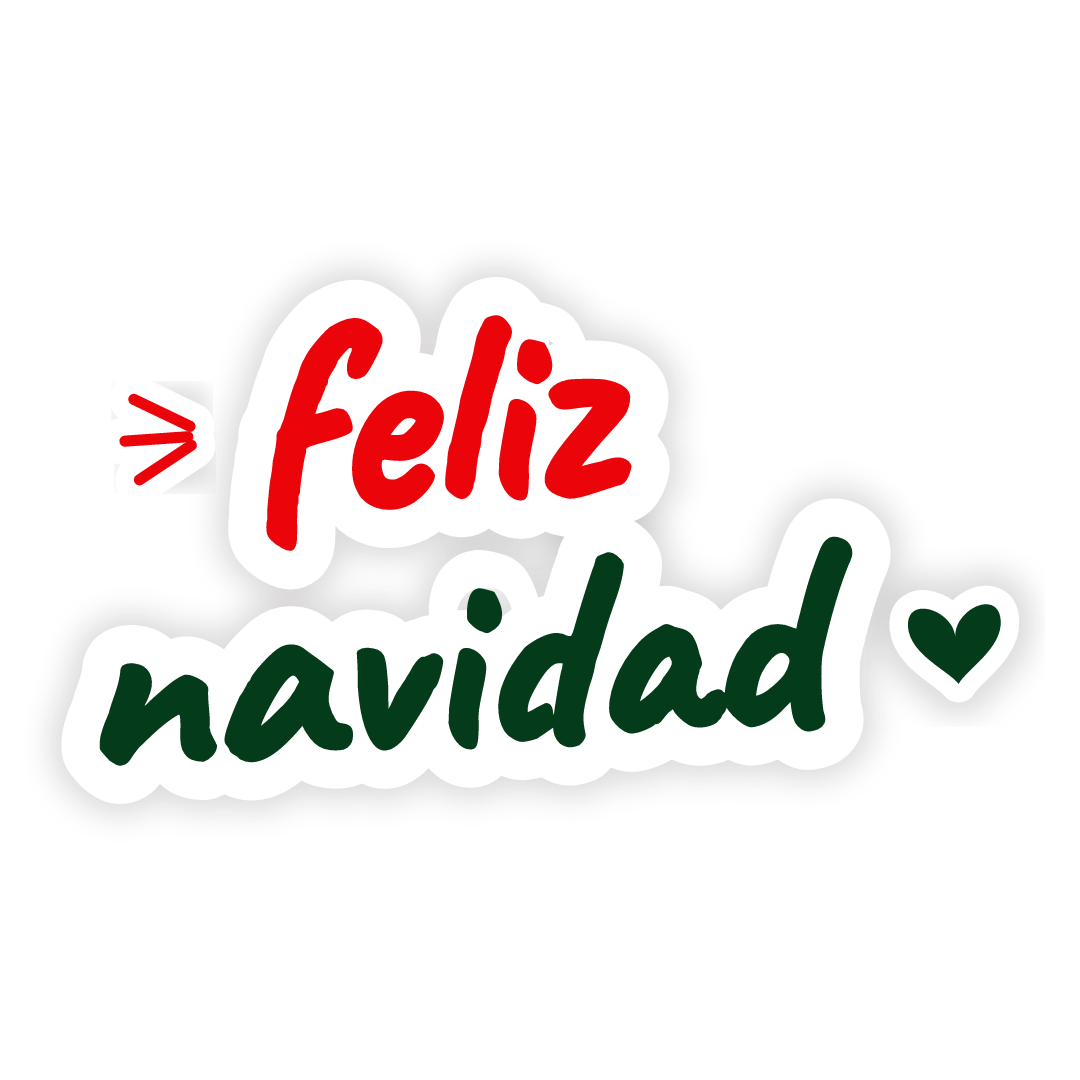 Sticker: feliz navidad