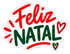 Sticker: feliz natal